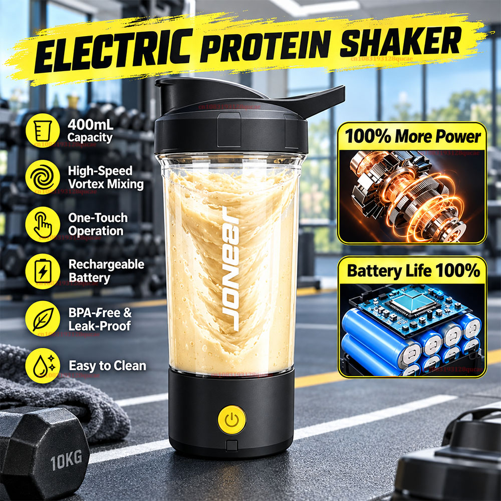 Protein Bar - Botella Mezcladora de Proteínas Eléctrica 2026,