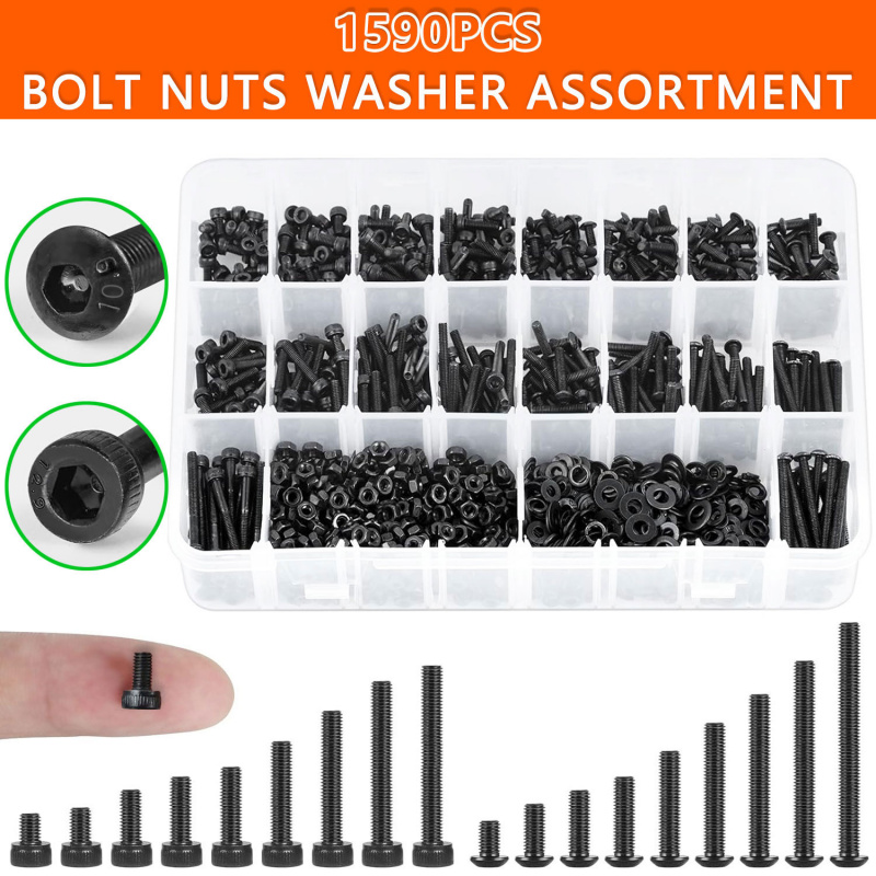 Kit surtido de tornillos M3 de - Nuts Mix reseña y precio