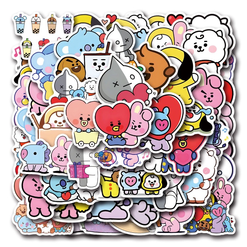 55/110PCS BT21 Chimmy Cooky ko - Cookies Pack reseña y precio